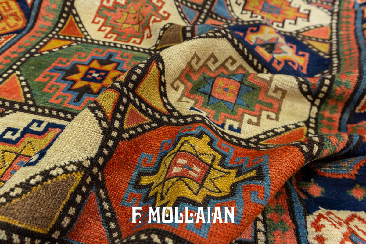 Caucasian Rug Moghan Multicolor Runner n°:71193526